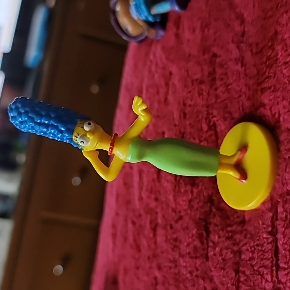 Marge Simpson 2003 Mini Figure Kellogg Promotional Toy The Simpsons